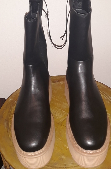 H&M High-profile two tone platform boots blogger's - Picture 9 of 9